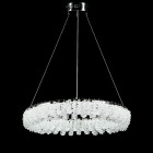 Сучасна підвісна кришталева люстра L33038/600/1 LED (CH) хром, 120 Вт, діаметр 60 см, від 14 до 22 м2 Сучасна підвісна кришталева люстра L33038/600/1 LED (CH) хром, 120 Вт, діаметр 60 см, від 14 до 22 м2