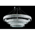 Люстра світлодіодна Splendid Ray L8560B/400+600+800/3 LED, 320W, хром, білий, сучасний стиль для дому Люстра світлодіодна Splendid Ray L8560B/400+600+800/3 LED, 320W, хром, білий, сучасний стиль для дому