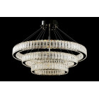 Люстра світлодіодна Splendid Ray L8560B/400+600+800/3 LED, 320W, хром, білий, сучасний стиль для дому Люстра світлодіодна Splendid Ray L8560B/400+600+800/3 LED, 320W, хром, білий, сучасний стиль для дому