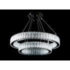 Люстра стельова LED Splendid Ray L8560C/400+600/2, 170W, хром, білий, сучасний стиль для дому Люстра стельова LED Splendid Ray L8560C/400+600/2, 170W, хром, білий, сучасний стиль для дому