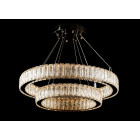 Люстра стельова LED Splendid Ray L8560C/400+600/2, 170W, хром, білий, сучасний стиль для дому Люстра стельова LED Splendid Ray L8560C/400+600/2, 170W, хром, білий, сучасний стиль для дому