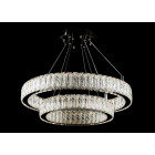 Люстра стельова LED Splendid Ray L8560C/400+600/2, 170W, хром, білий, сучасний стиль для дому Люстра стельова LED Splendid Ray L8560C/400+600/2, 170W, хром, білий, сучасний стиль для дому