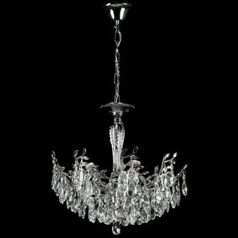Кришталева люстра Splendid Ray L2474/10A (SR), 10 ламп, хром/білий