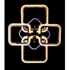 Люстра стельова LED Splendid Ray L39209/2+2, 130W, білий, золото, сучасний стиль з пультом, димер Люстра стельова LED Splendid Ray L39209/2+2, 130W, білий, золото, сучасний стиль з пультом, димер
