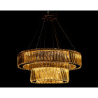Люстра світлодіодна Splendid Ray L228/500+300/2 LED, 2 лампи, золота, біла, регульована висота 30-110 см Люстра світлодіодна Splendid Ray L228/500+300/2 LED, 2 лампи, золота, біла, регульована висота 30-110 см