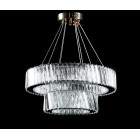 Люстра світлодіодна Splendid Ray L228/500+300/2 LED, 2 лампи, золота, біла, регульована висота 30-110 см Люстра світлодіодна Splendid Ray L228/500+300/2 LED, 2 лампи, золота, біла, регульована висота 30-110 см