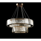 Люстра світлодіодна Splendid Ray L228/500+300/2 LED, 2 лампи, золота, біла, регульована висота 30-110 см Люстра світлодіодна Splendid Ray L228/500+300/2 LED, 2 лампи, золота, біла, регульована висота 30-110 см