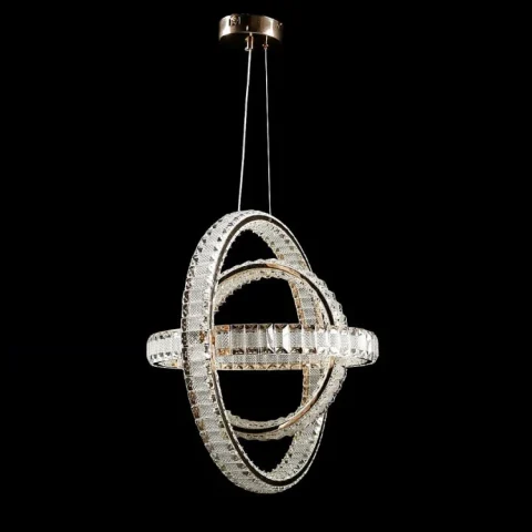 Люстра стельова LED Splendid Ray L950-500/3, 3 лампи, золота (регульована висота 60–160 см) Люстра стельова LED Splendid Ray L950-500/3, 3 лампи, золота (регульована висота 60–160 см)