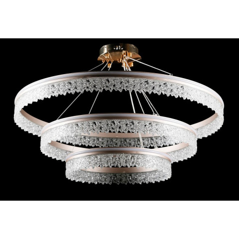 Люстра світлодіодна Splendid Ray L118/800+600+400/3 LED, 200W, золота, регульована, сучасний стиль