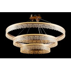 Люстра світлодіодна Splendid Ray L118/800+600+400/3 LED, 200W, золота, регульована, сучасний стиль Люстра світлодіодна Splendid Ray L118/800+600+400/3 LED, 200W, золота, регульована, сучасний стиль