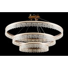 Люстра світлодіодна Splendid Ray L118/800+600+400/3 LED, 200W, золота, регульована, сучасний стиль Люстра світлодіодна Splendid Ray L118/800+600+400/3 LED, 200W, золота, регульована, сучасний стиль