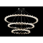 Люстра стельова LED Splendid Ray L115/800+600+400/3, хром, білий, регульована висота, 80 см, сучасний стиль Люстра стельова LED Splendid Ray L115/800+600+400/3, хром, білий, регульована висота, 80 см, сучасний стиль