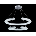 Люстра стельова LED Splendid Ray L110/600+400/2, 2 лампи, білий, регульована висота 30-130 см Люстра стельова LED Splendid Ray L110/600+400/2, 2 лампи, білий, регульована висота 30-130 см