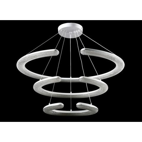 Люстра світлодіодна Splendid Ray L110/800+600+400/3 LED, 100W, білий, метал, сучасний стиль