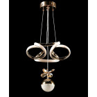 Люстра стельова LED Splendid Ray L124/2, 2 лампи, золото, білий, регульована висота 30-120 см Люстра стельова LED Splendid Ray L124/2, 2 лампи, золото, білий, регульована висота 30-120 см