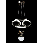 Люстра стельова LED Splendid Ray L124/2, 2 лампи, золото, білий, регульована висота 30-120 см Люстра стельова LED Splendid Ray L124/2, 2 лампи, золото, білий, регульована висота 30-120 см