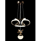 Люстра стельова LED Splendid Ray L124/2, 2 лампи, золото, білий, регульована висота 30-120 см Люстра стельова LED Splendid Ray L124/2, 2 лампи, золото, білий, регульована висота 30-120 см