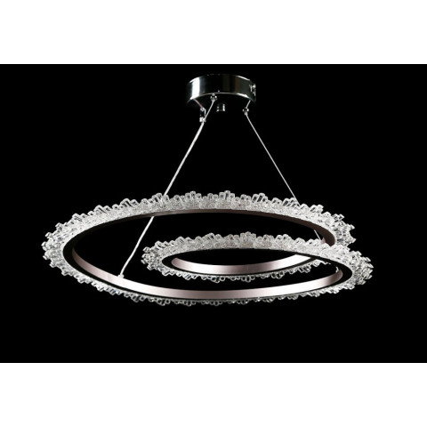 Люстра стельова LED Splendid Ray L144/1, 50W, хром/сірий, сучасний стиль, регульована висота