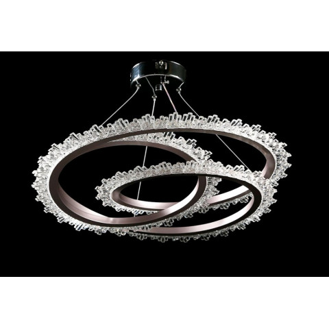 Люстра стельова LED Splendid Ray L146/1, хром, 1 лампа, регульована висота 30-100 см, діаметр 55 см, сучасний стиль для дому