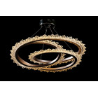 Люстра стельова LED Splendid Ray L146/1, хром, 1 лампа, регульована висота 30-100 см, діаметр 55 см, сучасний стиль для дому Люстра стельова LED Splendid Ray L146/1, хром, 1 лампа, регульована висота 30-100 см, діаметр 55 см, сучасний стиль для дому