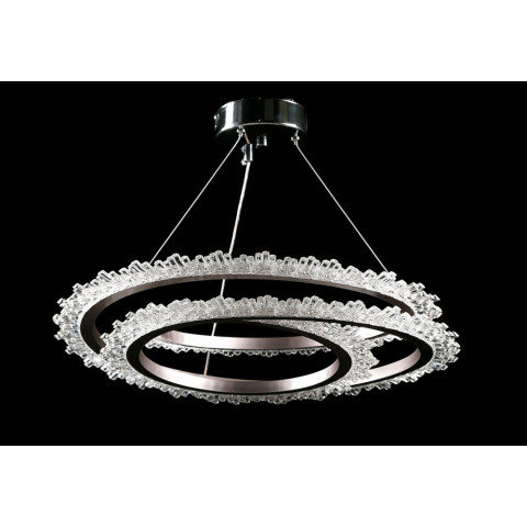 Люстра стельова LED Splendid Ray L147/1, 1 лампа, хром, білий, сучасний стиль, регульована висота 30-100 см