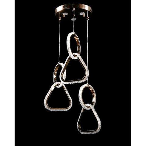 Люстра світлодіодна Splendid Ray LB09/3L LED, 3 лампи, золото, білий, для зали