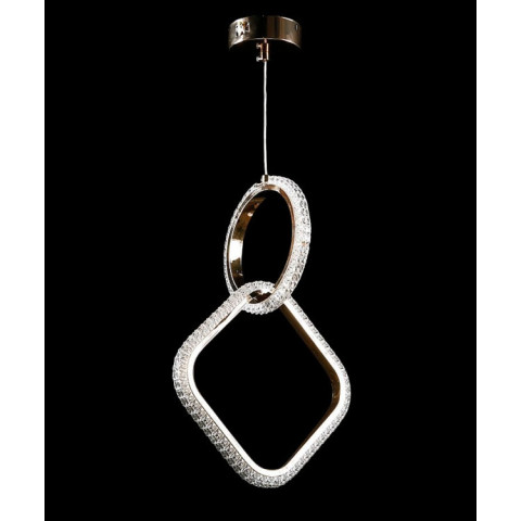 Люстра стельова LED Splendid Ray LB10/1L, 22W, золото, білий, сучасний стиль для дому