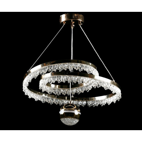 Люстра стельова LED Splendid Ray L151/2, 40Вт, золото, білий, сучасний стиль для дому