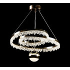 Люстра стельова LED Splendid Ray L151/2, 40Вт, золото, білий, сучасний стиль для дому Люстра стельова LED Splendid Ray L151/2, 40Вт, золото, білий, сучасний стиль для дому