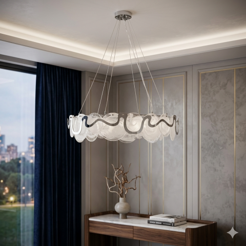 Люстра Splendid Ray LK1018/800/12 (CR) E14 на 12 ламп до 28 м² хром