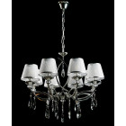 Люстра з абажурами Splendid Ray LRAM2376/8 (SL) хром, 8 ламп, Ø75 см