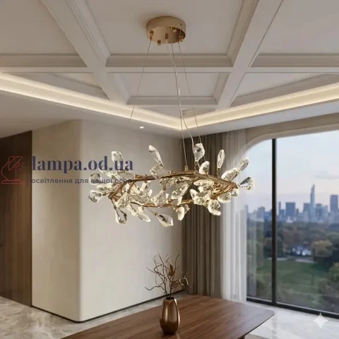Дизайнерська підвісна LED люстра Splendid Ray L2501/600/48 (SGD) на 48 джерел світла, золото, до 22 м2 Дизайнерська підвісна LED люстра Splendid Ray L2501/600/48 (SGD) на 48 джерел світла, золото, до 22 м2