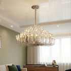 Розкішна кришталева люстра LED Splendid Ray L2502/800/76 хром 80 см на 76 ламп