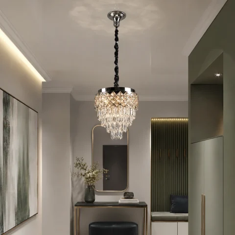 Кришталева LED люстра Splendid Ray L9041/300/1 LED (CH+Clear)