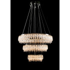 Світлодіодна люстра Splendid Ray L7068/300+500+700/3 LED (CH+Clear) з кришталем, хром, 235 Вт