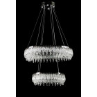 Світлодіодна люстра Splendid Ray L7068/400+600/2 LED (CH+Clear)