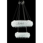 Світлодіодна люстра Splendid Ray L7068/400+600/2 LED (CH+Clear)