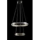 Підвісна світлодіодна люстра Splendid Ray L50503J/480+320/2 LED, 2 кільця, пульт, димер, 80 W