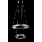 Підвісна світлодіодна люстра Splendid Ray L50503J/480+320/2 LED, 2 кільця, пульт, димер, 80 W