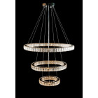 Світлодіодна люстра Splendid Ray L50603/70+50+30/3 LED з кришталем, хром, 160 Вт, з пультом і димером Світлодіодна люстра Splendid Ray L50603/70+50+30/3 LED з кришталем, хром, 160 Вт, з пультом і димером