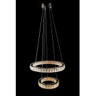 Підвісна світлодіодна люстра Splendid Ray L50603/50+30/2 LED, 2 кільця, пульт, диммер, 80 W Підвісна світлодіодна люстра Splendid Ray L50603/50+30/2 LED, 2 кільця, пульт, диммер, 80 W