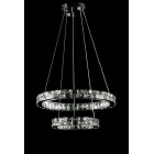 Підвісна світлодіодна люстра Splendid Ray L50604J/500+300/2 LED, 2 кільця, пульт, димер, 80 W