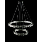 Світлодіодна люстра Splendid Ray L40802/80+50/2 LED, 2 кільця, пульт, димер, 100 Вт Світлодіодна люстра Splendid Ray L40802/80+50/2 LED, 2 кільця, пульт, димер, 100 Вт