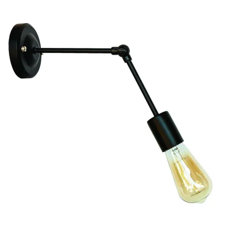 Бра настінне Levistella 752WRBK-1, E27, 60W, чорний метал (1 лампа)