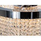 Підвісна кришталева люстра Diasha 376-400CH — двоярусна LED-модель із каскадним блиском, потужність 70 Вт, діаметр 39 см