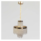 Компактна каскадна LED люстра 376-400GD Artlight у золотому кольорі