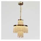 Компактна каскадна LED люстра 376-400GD Artlight у золотому кольорі