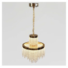 Компактна каскадна LED люстра 376-400GD Artlight у золотому кольорі