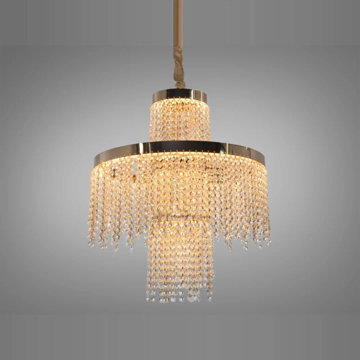 Кришталева люстра 376-500GD