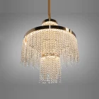 Кришталева люстра 376-500GD
